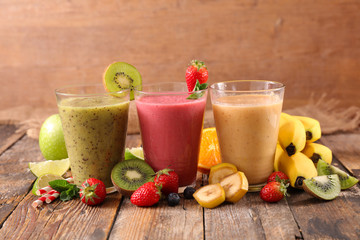 food ingredient for healthy fruit smoothie or fruit juice