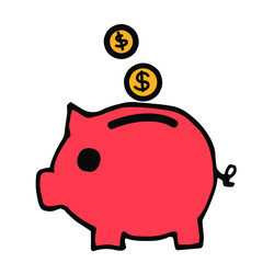 Element in doodle business and stationery set. Hand drawn vector illustration for cards, posters, stickers and professional design.