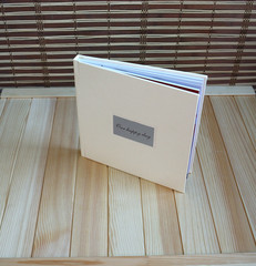  album and photo book for sale, white colors,, leatherette, close-up