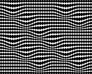 abstract black background with circle shape. curve movement flat design. minimalist black polka dot wallpaper