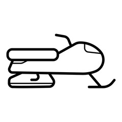 Snowmobiling glyph icon. Winter extreme sport, risky activity and adventure