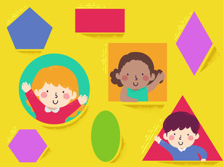 Kids Basic Shapes Illustration