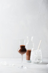 Sweet chocolate liqueur