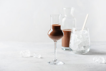 Sweet chocolate liqueur