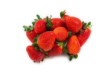 Strawberry. Fresh berries macro.