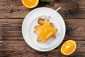 Traditional italian breakfast