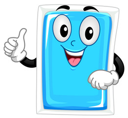 Mascot Gel Ice Pack Illustration