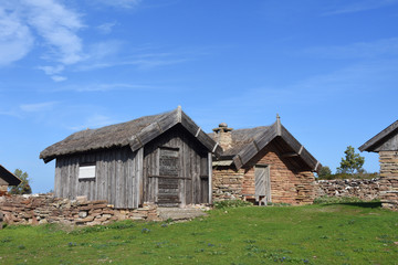 Obraz premium Bruddestad fiskeläge auf Öland
