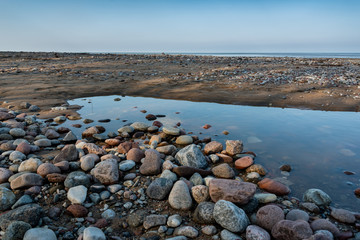 Beach of Baltic sea.