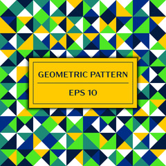geometric triangle randomize seamless pattern for background, decoration, texture, cover - 329797462
