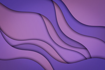 Abstract color wavy illustration. Curve lines.