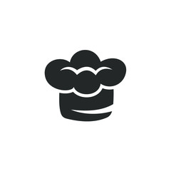 chef hat icon vector sign isolated for graphic and web design. Cooking hat symbol template color editable on white background