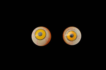 Eye isolated on white background.This had clipping path.