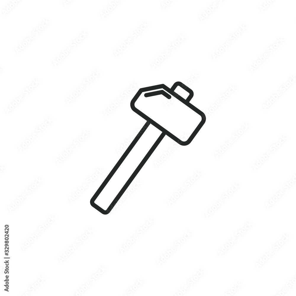 Poster hummer icon vector sign isolated for graphic and web design. hummer symbol template color editable o