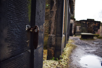Creepy old cemetery in Scotland