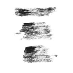 Brush spots. Hand drawn brush splash. Real paint strokes. Graphic resources
