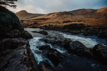 Fototapeta na wymiar Irland | Aasleagh Falls