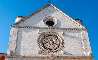 Assisi, the city of peace, Italy. UNESCO World Heritage Site, the birthplace of Saint Francis. View...