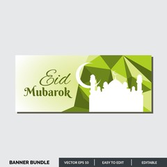 Eid Mubarak is an Islamic holiday throughout the world. This islamic banner can be used for social media, advertising, campaign and others.