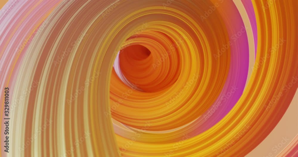 Poster abstract colorful orange and pink pastel swirl, natural curve art background. curved and wavy patter