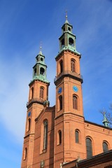 Fototapeta na wymiar Church in Piekary Slaskie