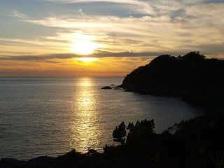 Fototapeta premium 夕暮れの南伊豆の海