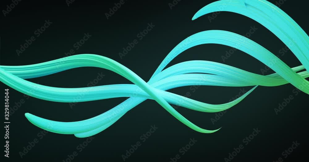Poster abstract colorful green and blue pastel swirl, natural curveart background. curved and wavy pattern 