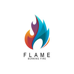 Fire logo ,Logo and Abstract web Icon and fire vector identity symbol. Modern logotype icon
