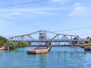A bridge over a river in Matanzas Cuba