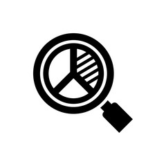 Research vector Glyph Icon Style Illustration    