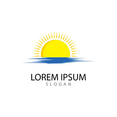 Sun Vector illustration Icon Logo Template design