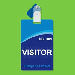 Visitor Pass Card Security in Organization