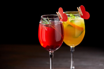tasty cocktails for Valentine's Day