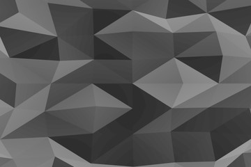 Black abstract color background, made of intersecting geometric figures, vintage paper texture in square shape. 3d rendering