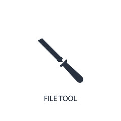 File tool concept icon.