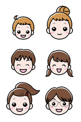 顔アイコンセット1