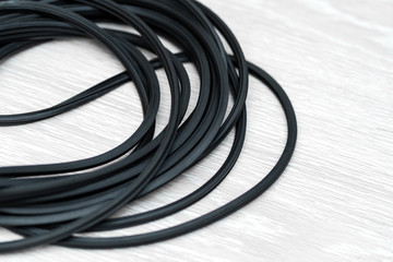 The hank of black rubber seal gasket for pvc windows