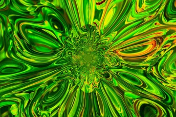 Abstraction in color with various forms  