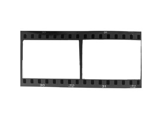 (35 mm.) film frame.With white space.film camera.