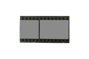 (35 mm.) film frame.With white space.film camera.