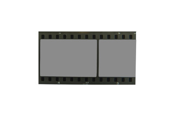 (35 mm.) film frame.With white space.film camera.