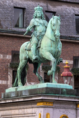 Jan Wellem Monument in Dusseldorf, Germany