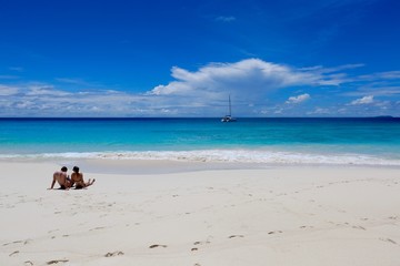 Plage de Petite Anse, La Digue, Seychelles