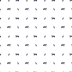 Insects linear pattern - vector seamless texture or background with bugs and beetles in thin line style