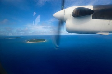 Hélice d'avion sur Mahé, Seychelles