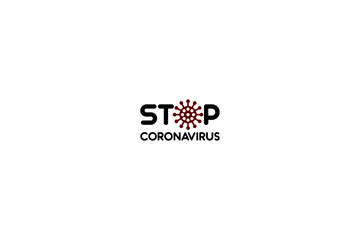 Stop corona virus for design template ready to use.