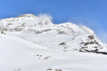 Mountain landscape in Aosta Valley