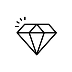 Brilliant  vector  Icon Line Style Illustration 