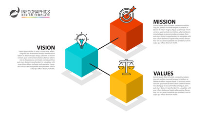 Infographic design template. Creative concept with 3 steps