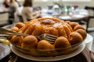 baba, naples, sweet, dessert, rum, typical, food,